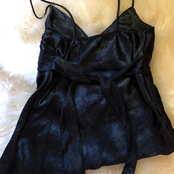 Women’s black tank top with sequins - Picture 2 of 3